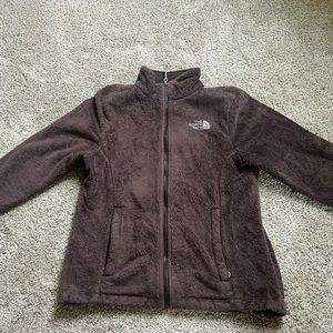 North Face Women’s Osito Jacket, full zip. Brown color, size Small.